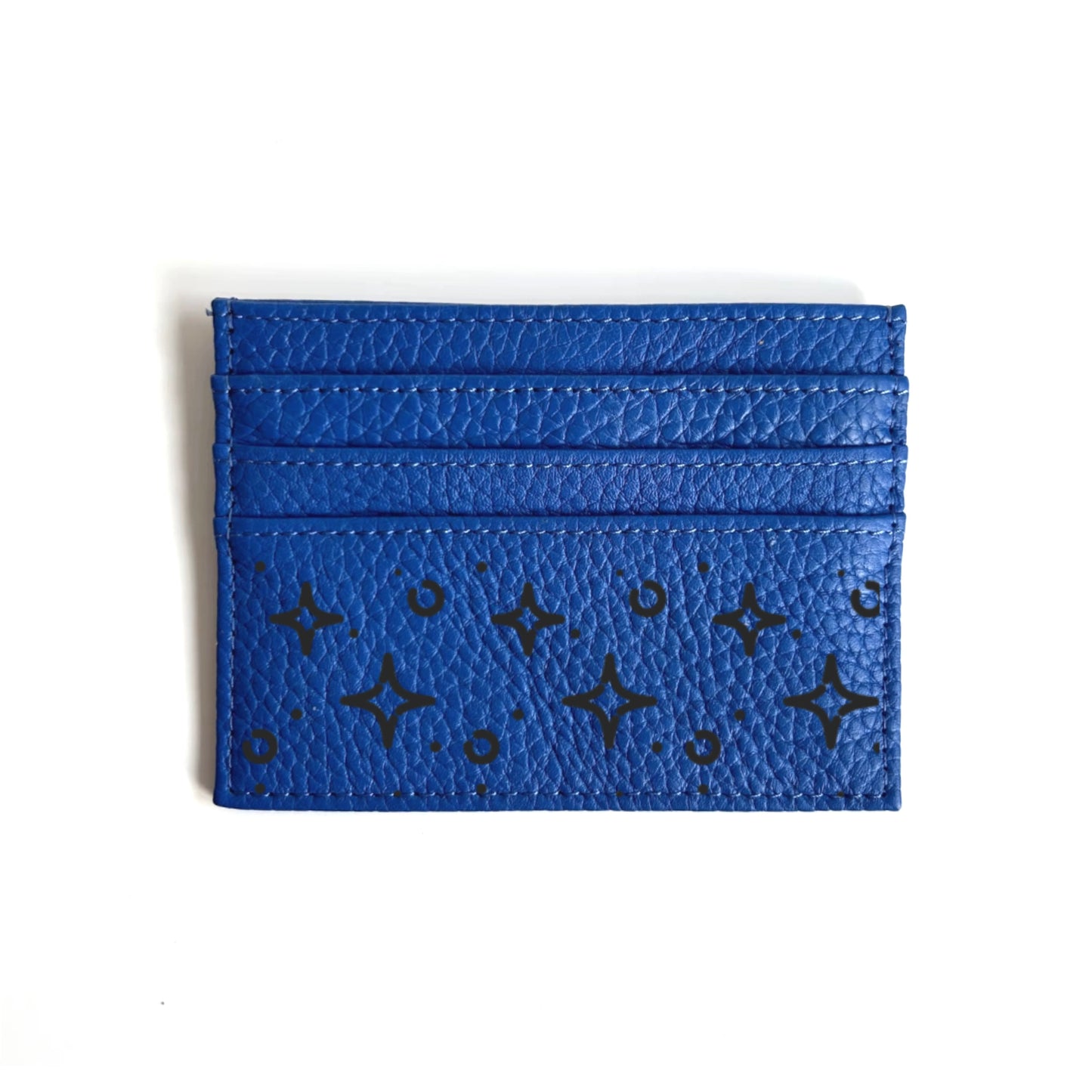 Leather Cardholder - Blue