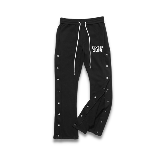 Button Sweatpants - Black