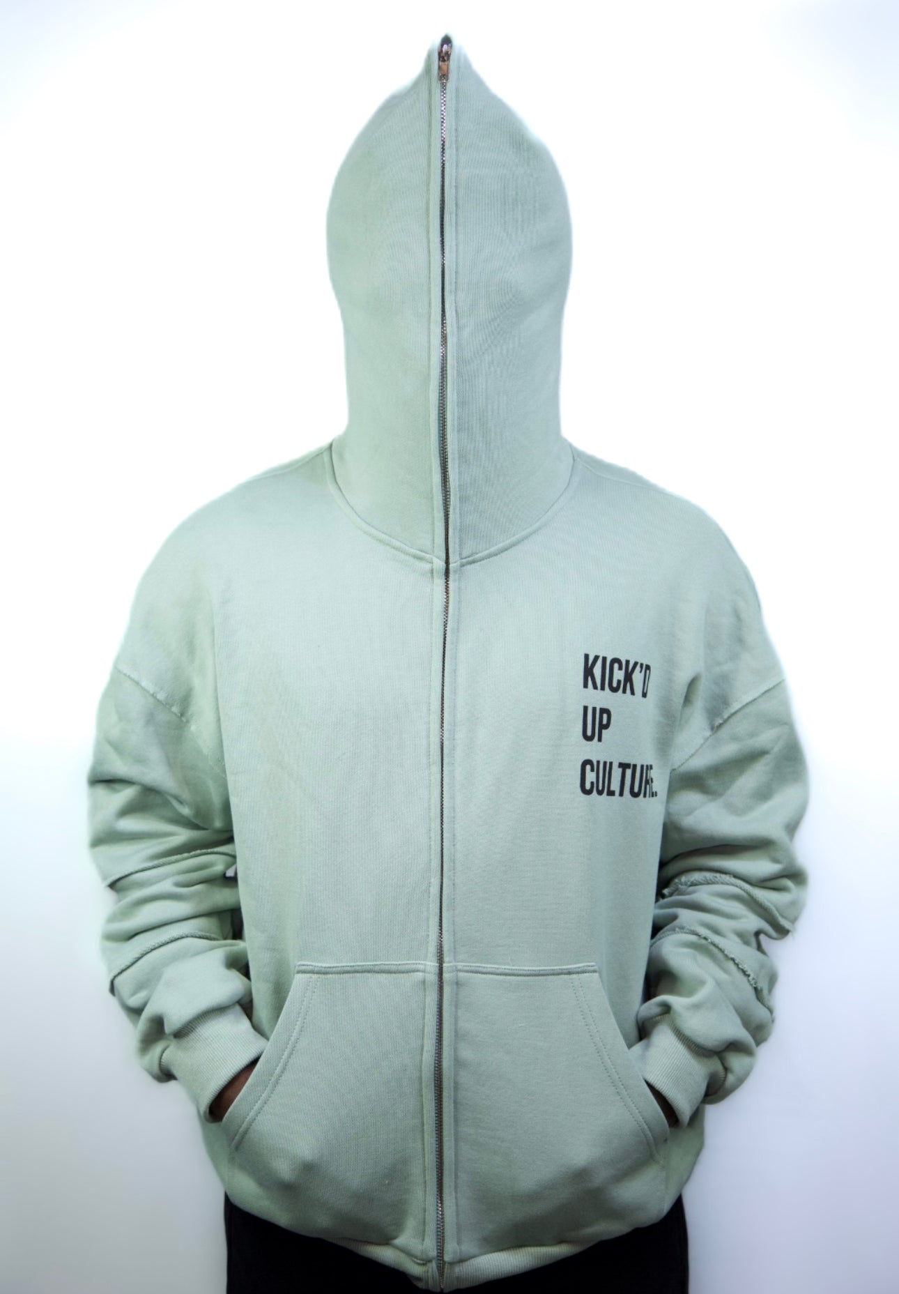 Full Zip Hoodie - Mint