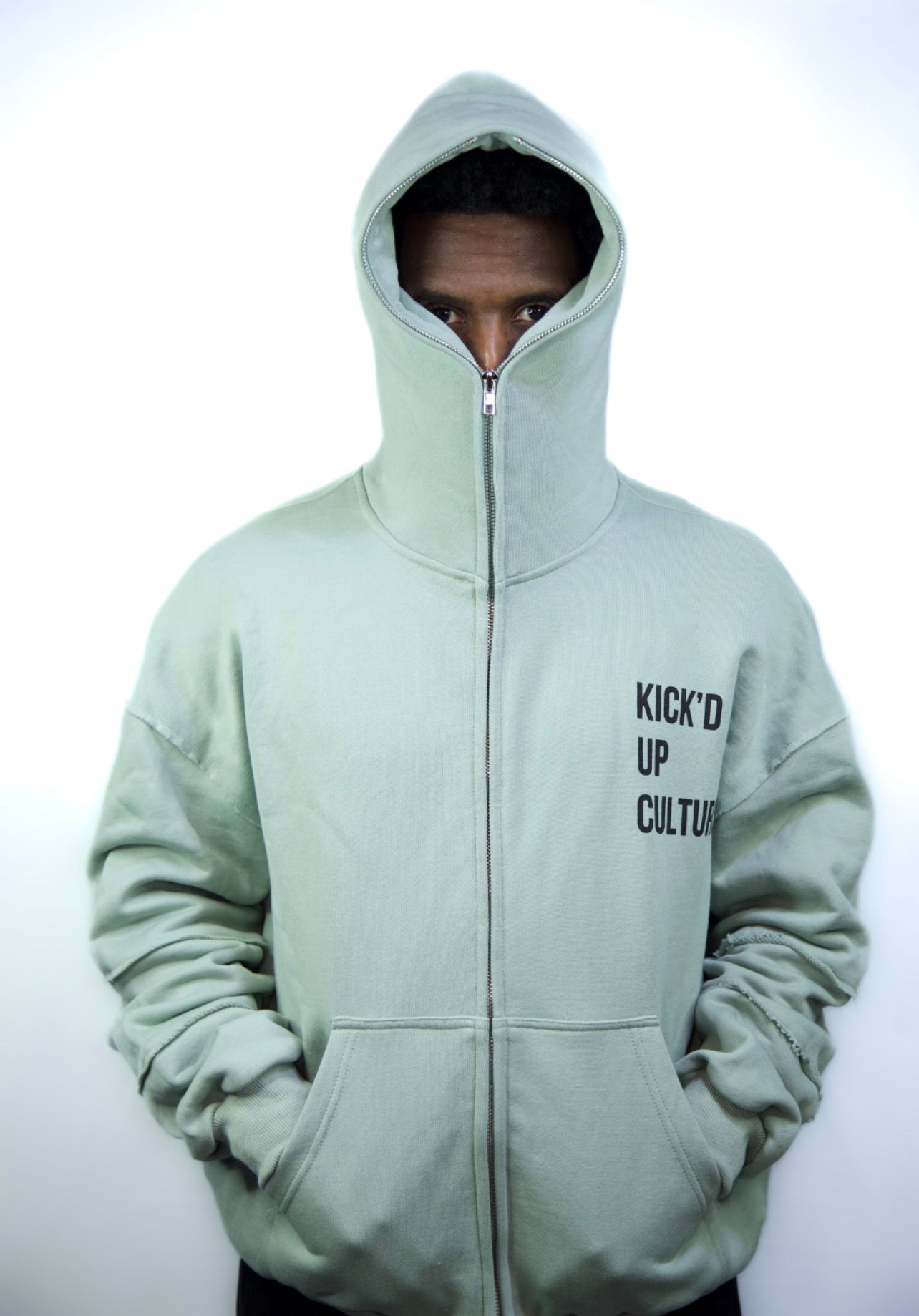 Full Zip Hoodie - Mint