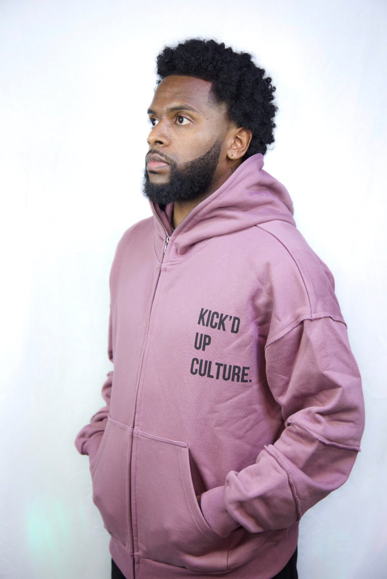 Full Zip Hoodie - Purple