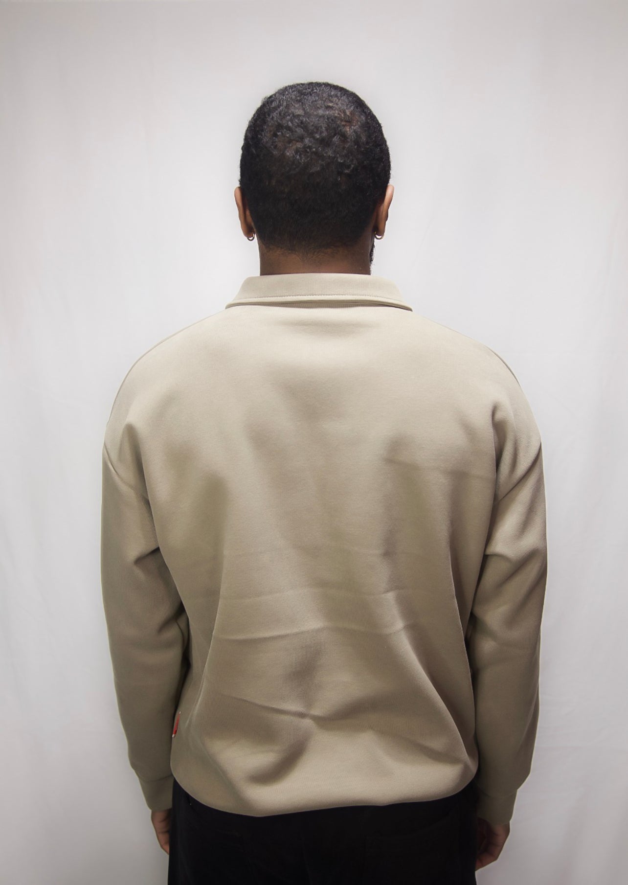 Reflective Quarter Zip - Stone