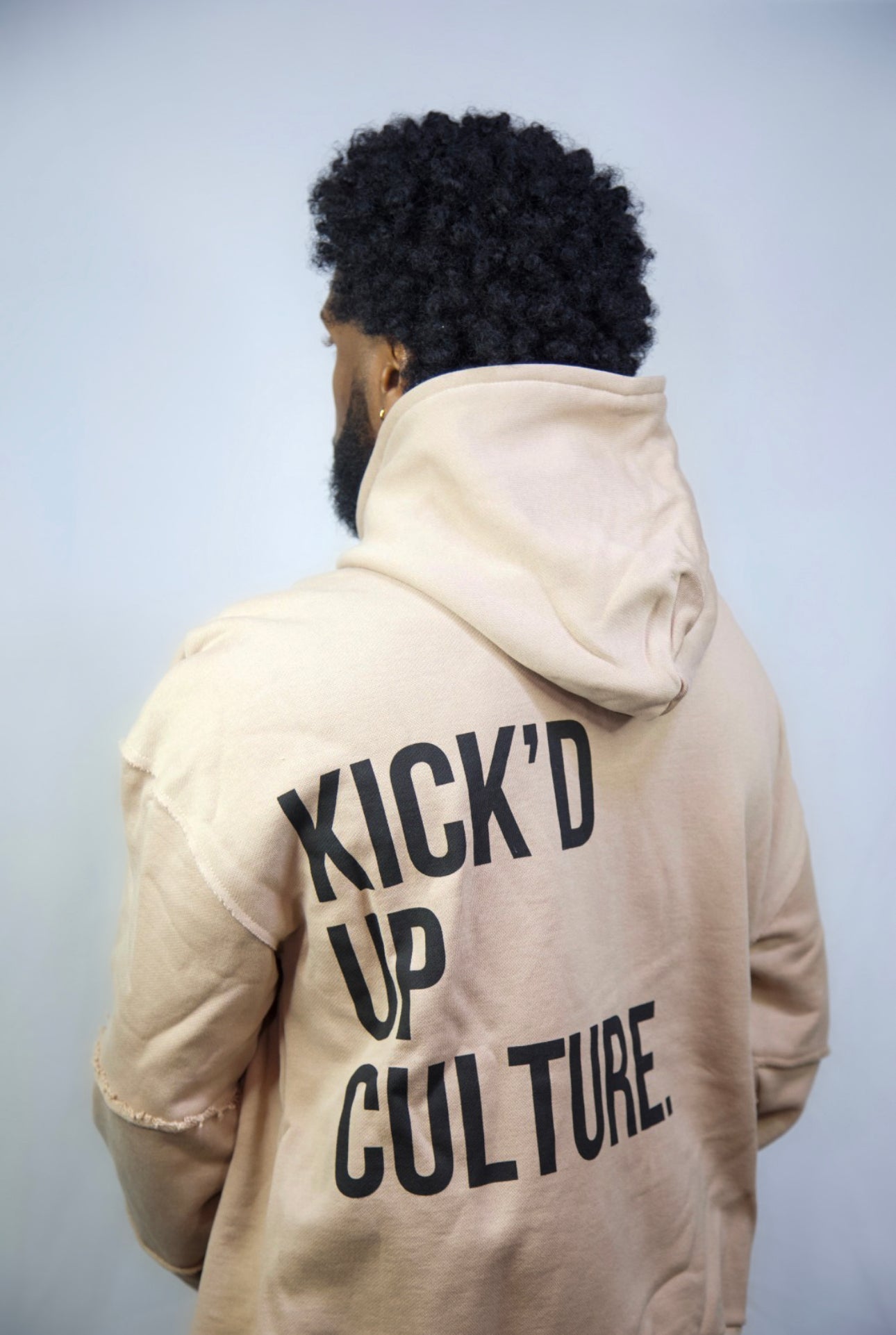 Full Zip Hoodie - Beige