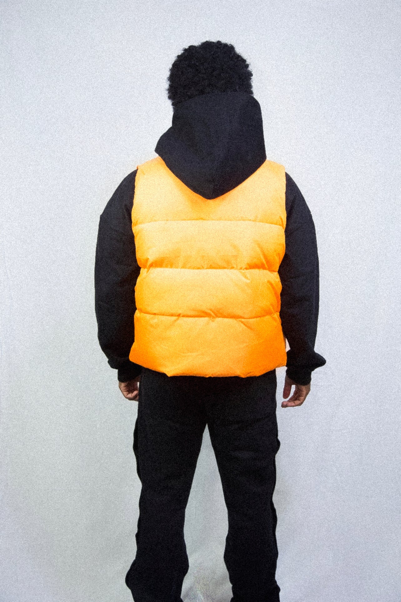 Puffer Vest - Orange