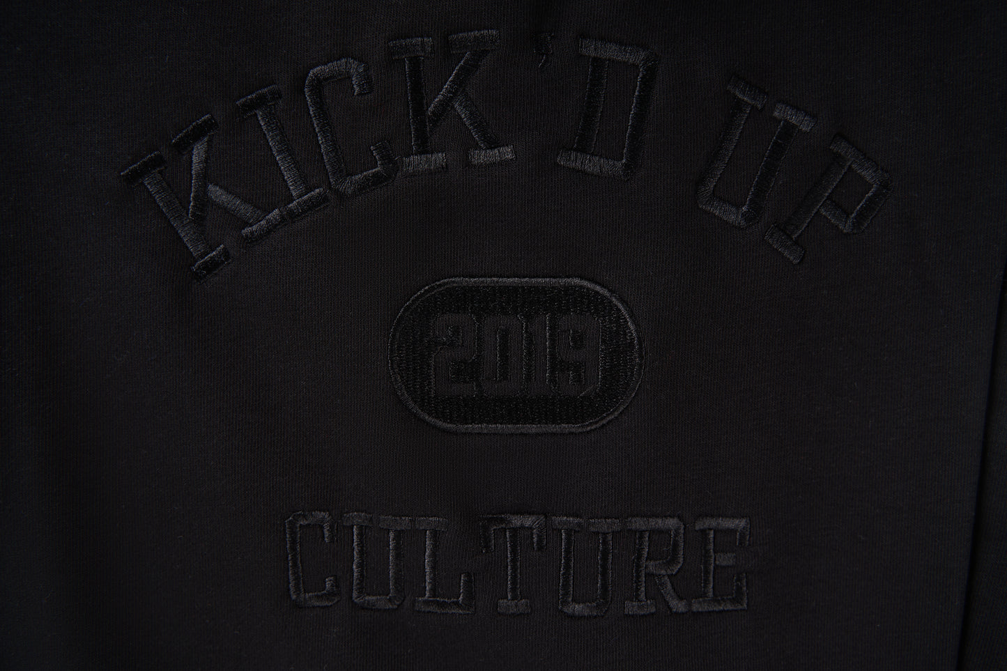 Embroidered Varsity Sweats - Carbon Black