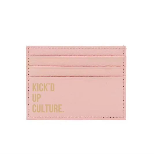 Leather Cardholder - Pink