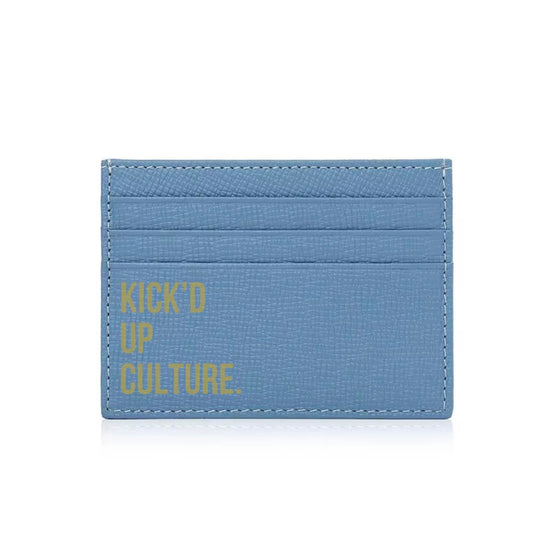 Leather Cardholder - Light Blue