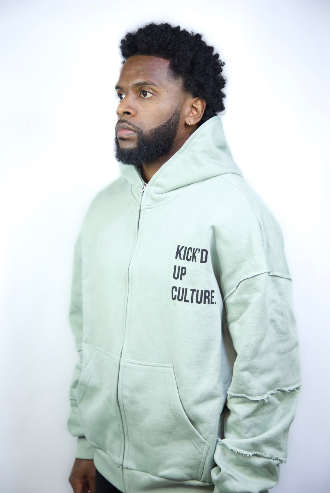 Full Zip Hoodie - Mint