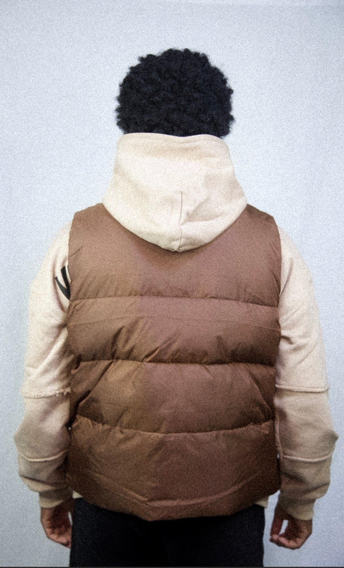 Puffer Vest - Brown