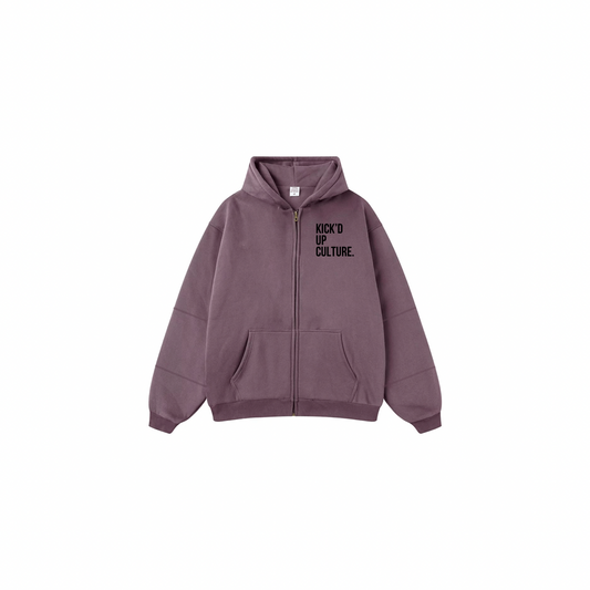 Full Zip Hoodie - Purple