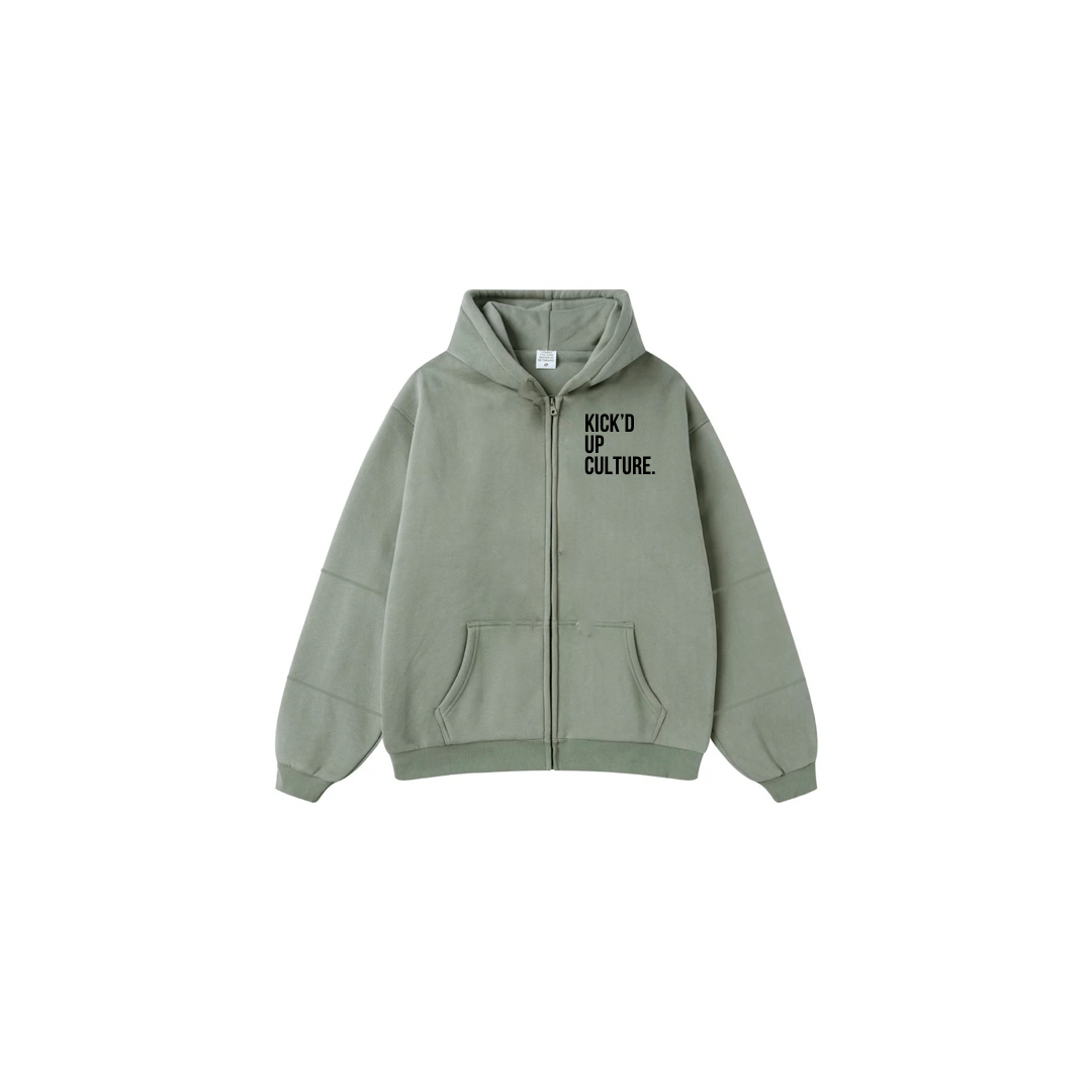 Full Zip Hoodie - Mint