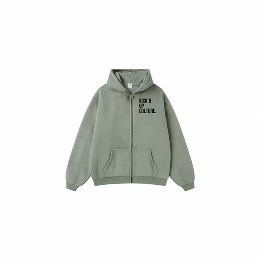 Full Zip Hoodie - Mint
